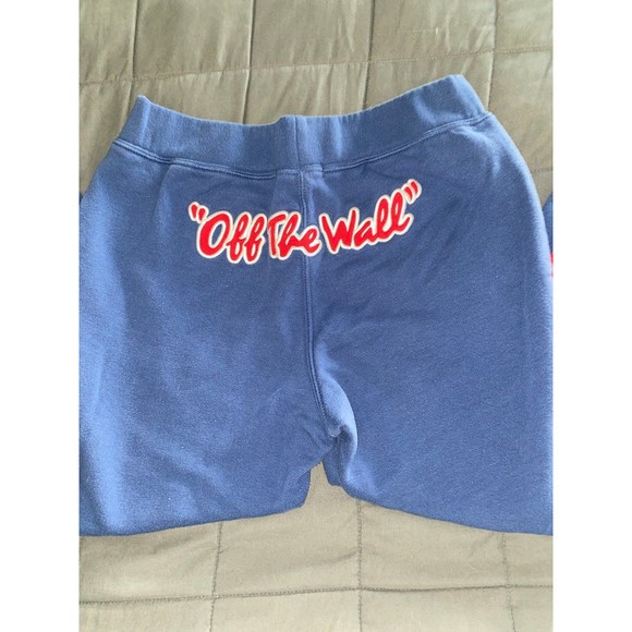 Vans Women's Colorblock Pants - Blue, White, and Red - Picture 5 of 5